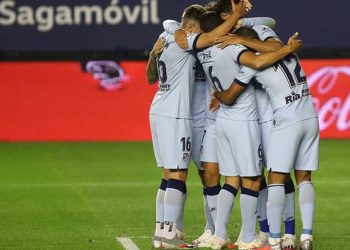 El Atlético de Madrid goleó al Osasuna