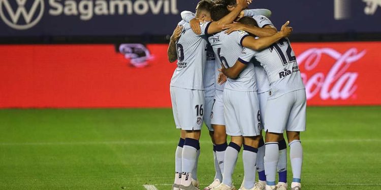 El Atlético de Madrid goleó al Osasuna