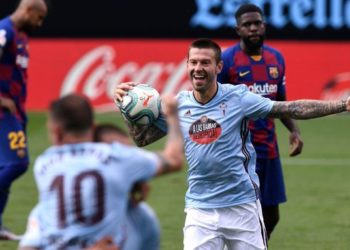 Barcelona deja ir el triunfo ante el Celta y se aleja de La Liga