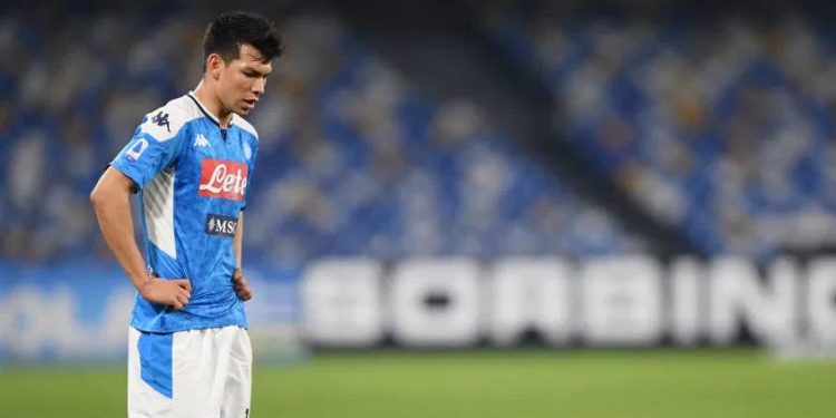 Hirving Lozano fue expulsado del entrenamiento del Napoli