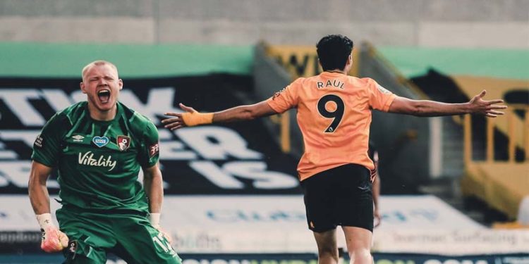 ¡On Fire! Raúl Jiménez volvió a anotar y le da el triunfo al Wolverhampton