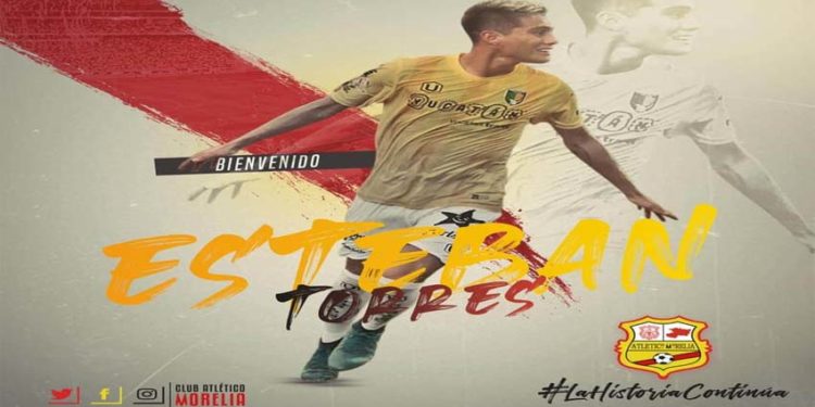 OFICIAL | Esteban Torres es nuevo delantero del Atlético Morelia