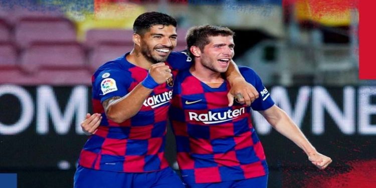 Con gol de Luis Suárez, el Barcelona se lleva el Derby Catalán