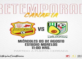 Atlético Morelia enfrentará a Aguacateros CDU en partido de preparación