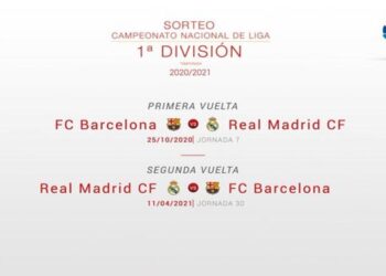 Confirmadas las fechas del clásico español de la temporada 2020/21