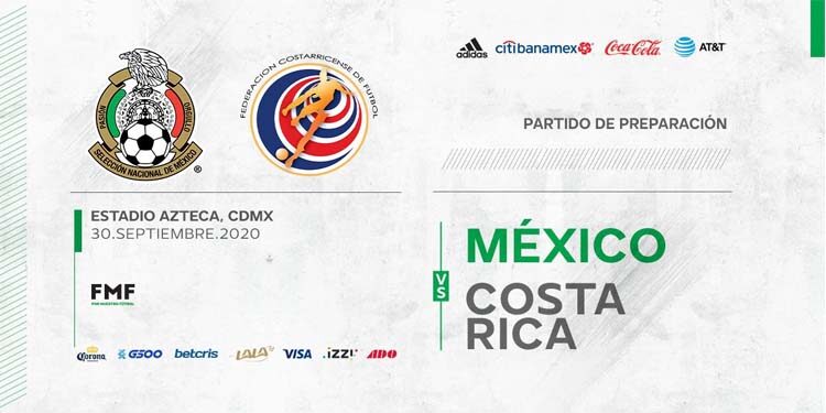 México enfrentará a Costa Rica en el Estadio Azteca