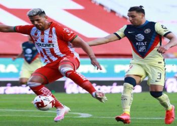 Necaxa empata con América a un gol