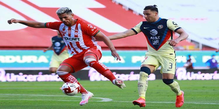 Necaxa empata con América a un gol