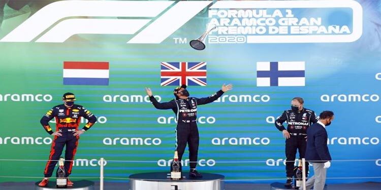 El británico Lewis Hamilton ganó el Gran Premio de España