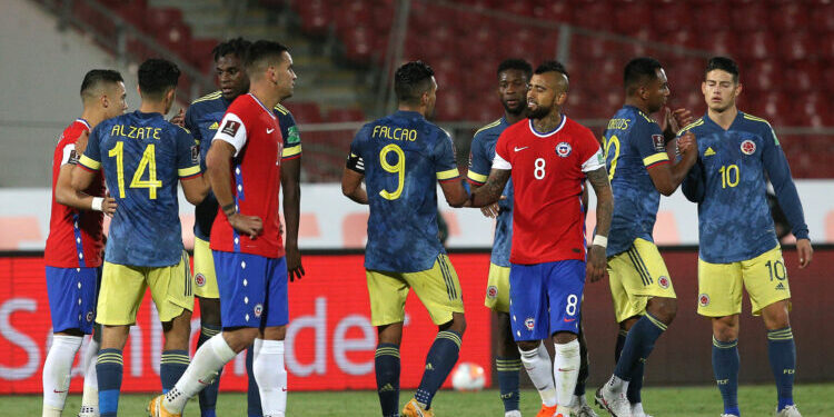 Chile deja ir el triunfo ante Colombia