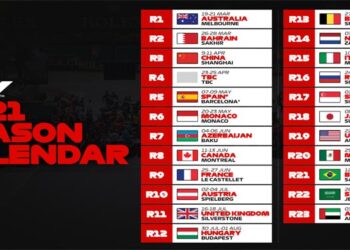 La Fórmula 1 anuncia el calendario provisional de la Temporada 2021