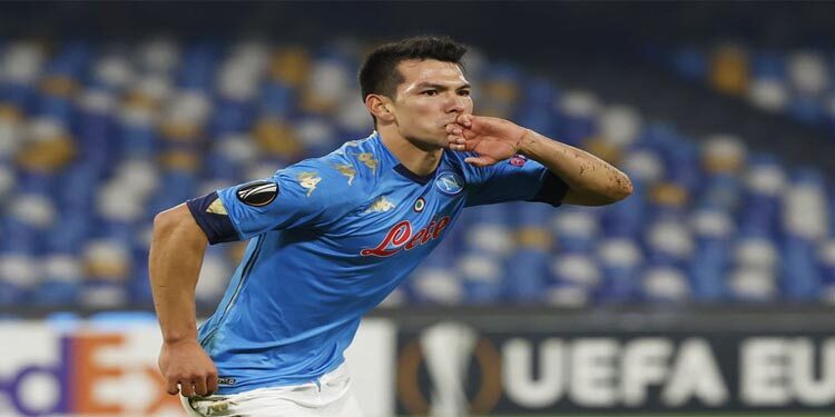 “Chucky” Lozano, anota gol en el triunfo del Napolia ante Rijeka en la Europa League