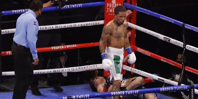 Gervonta Davis noqueó al michoacano Leo Santa Cruz