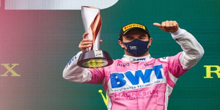 Serio Pérez es segundo lugar en el GP de Turquía