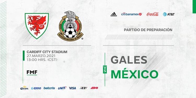 México enfrentará a Gales el 27 de marzo