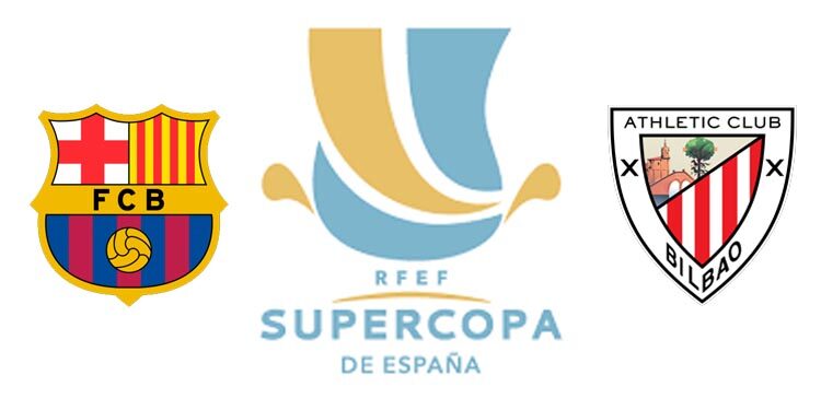 El FC Barcelona y el Athletic de Bilbao disputarán la Supercopa de España