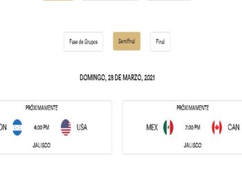 Definidas las Semifinales del Preolímpico de Concacaf