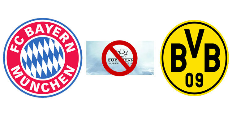 El Bayern Múnich y el Borussia Dortmund le dicen NO a la SuperLiga