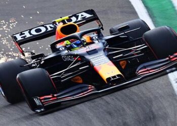 Sergio Pérez saldrá segundo en el GP de Imola