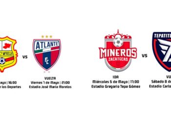Definidos los horarios de las Semifinales en la Liga Expansión MX