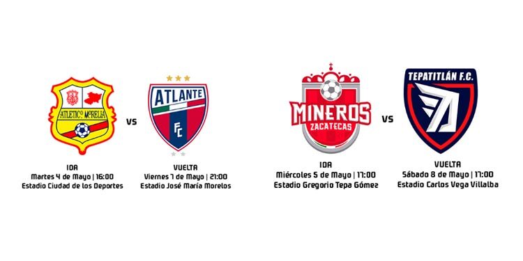 Definidos los horarios de las Semifinales en la Liga Expansión MX