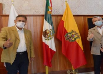 José Luis Higuera se reúne con Humberto Arróniz para la reapertura del Estadio Morelos
