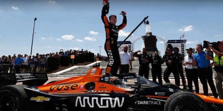 Pato O’Ward ganó el Gran Premio de Detroit