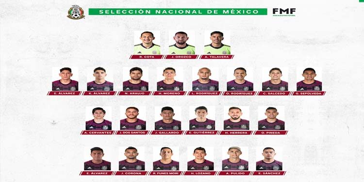 El Tri anuncia a sus 23 convocados para la Copa Oro