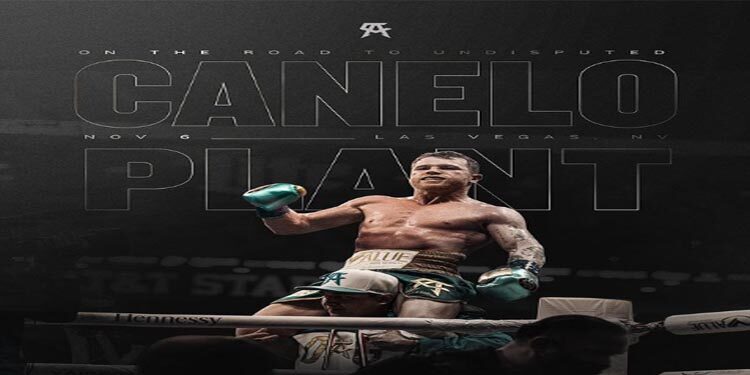 Saúl “Canelo” Álvarez enfrentará a Caleb Plant el 6 de Noviembre