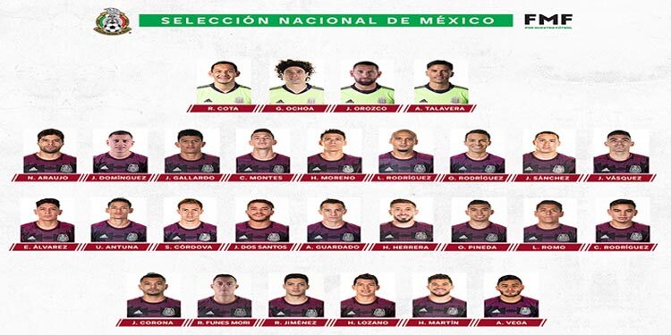 México anuncia a los convocados para las eliminatorias del mes de octubre
