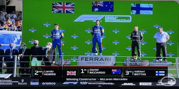 Daniel Ricciardo gana el Gran Premio de Italia