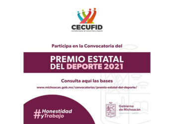 Cecufid abre convocatoria para el Premio Estatal del deporte 2021