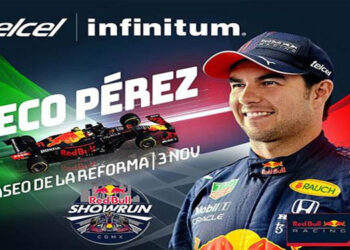 Sergio Pérez y Red Bull Racing realizarán una exhibición en un circuito callejero en la CDMX