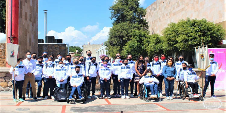 Abanderan a michoacanos que participará en los Juegos Paranacionales Conade 2021