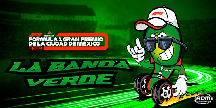 Sé parte de “La Banda Verde” y muestra tu orgullo de ser mexicano en el GP de México