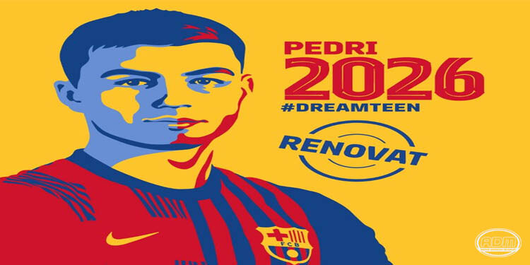 Pedri renueva con el Barcelona hasta el 2026