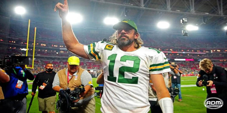 El QB de los Packers, Aaron Rogres da positivo a Covid-19
