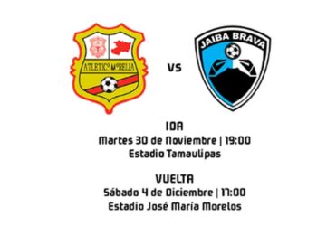 Listos los días y horarios para el Atlético Morelia vs TM Futbol Club