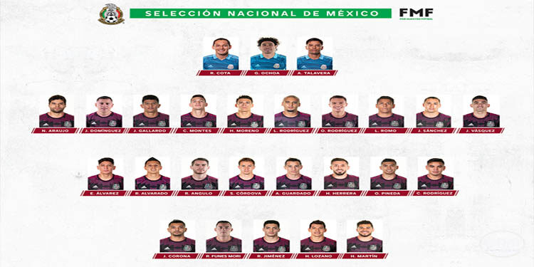 México anuncia a sus convocados para enfrentar a Estados Unidos y Canadá