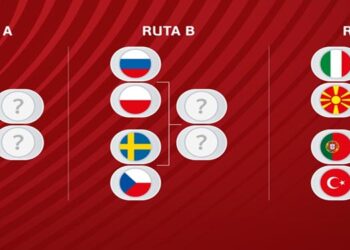 Definidos los Play-Offs de la UEFA rumbo a Qatar 2022