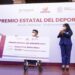 Samuel Molina Núñez y Sandra Loza Tenorio recibieron el Premio Estatal del Deporte 2021