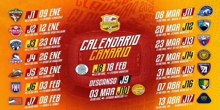 Atlético Morelia debutará el 09 de enero en el torneo Grita México C22