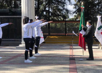 Abanderan a la Delegación Mexicana que competirá en los Juegos Olímpicos de Invierno