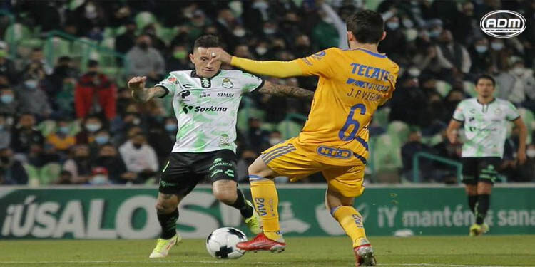 Santos y Tigres dividen puntos