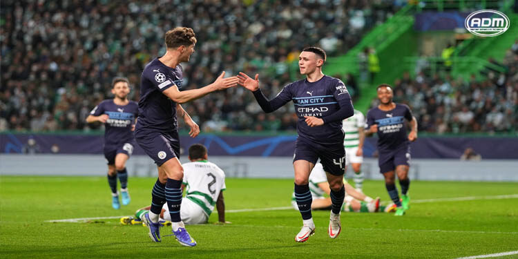 El Manchester City pone pie y medio en los Cuartos de Final