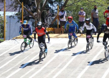 Pista del Bosque Cuauhtémoc, sede del Serial Nacional de BMX