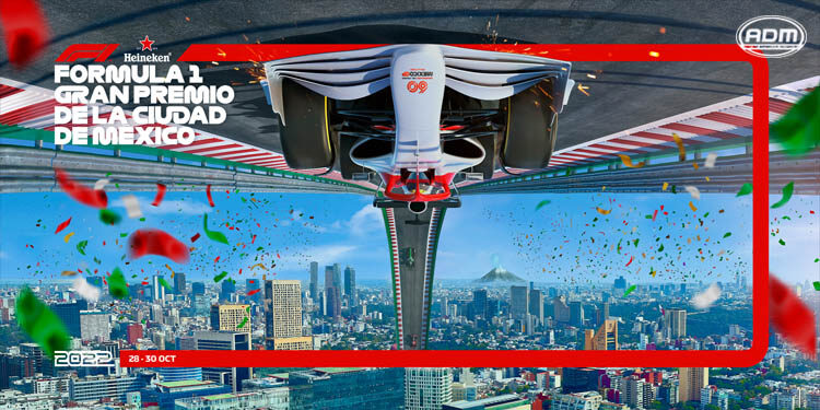 Imagen del Gran Premio de México 2022 rinde tributo a la Ciudad de México
