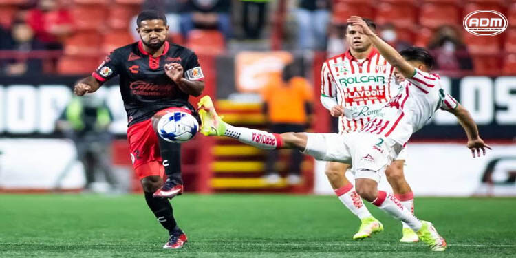Xolos y Rayos dividen puntos