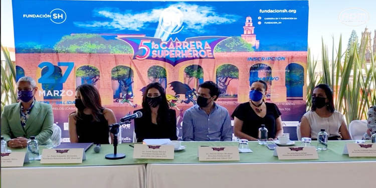 Presentan la quinta edición de la Carrera Súperhéroe