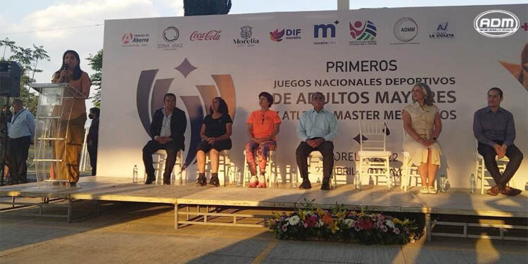 Inauguran los Juegos Nacionales Deportivos para Adultos Mayores y Atletas Máster